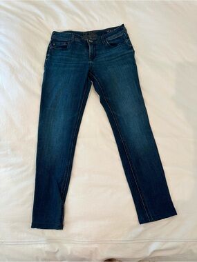 DL1961 Nicky Midrise Cigarette Women's Dark Blue Skinny Jeans